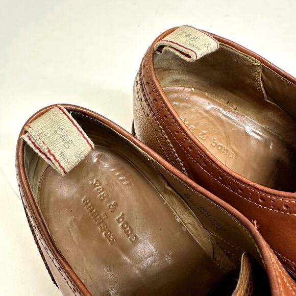NEW HEELS Grenson x Rag & Bone Bedford Wingtip Derby Made in UK 10 / US 11 - Picture 12 of 16